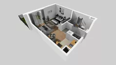 1 pokój, mieszkanie 37,80 m², parter, oferta nr D/8, Osiedle Wilno 8.1.2, Warszawa, Targówek, Elsnerów, ul. Bukowiecka