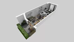 1 pokój, mieszkanie 35,43 m², parter, oferta nr B/1, Osiedle Wilno 8.1.2, Warszawa, Targówek, Elsnerów, ul. Bukowiecka