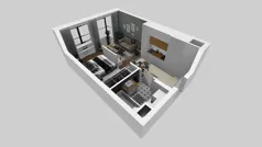 1 pokój, apartament 33,60 m², piętro 7, oferta nr A/139, Apartamenty Grzybowska 11, Warszawa, Śródmieście, Śródmieście Północne, ul. Grzybowska 11