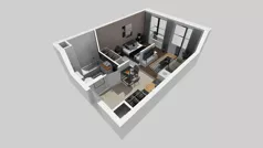 1 pokój, apartament 33,60 m², piętro 7, oferta nr A/139, Apartamenty Grzybowska 11, Warszawa, Śródmieście, Śródmieście Północne, ul. Grzybowska 11