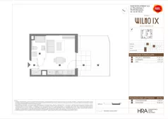 1 pokój, mieszkanie 25,18 m², parter, oferta nr B/25, Osiedle Wilno 9.2, Warszawa, Targówek, Elsnerów, ul. Rudnicka