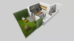 1 pokój, mieszkanie 32,03 m², parter, oferta nr A/2, Apartamenty Kamieńskiego, Wrocław, Karłowice-Różanka, ul. Kamieńskiego 53a