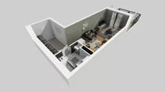 1 pokój, mieszkanie 32,65 m², parter, oferta nr A/55, Apartamenty nad Oławką, Wrocław, Przedmieście Oławskie, Krzyki, ul. Krakowska 98