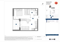 1 pokój, mieszkanie 32,20 m², piętro 1, oferta nr C/135, Przystanek Prądnik 2, Kraków, Prądnik Biały, Górka Narodowa, ul. Meiera