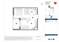 1 pokój, mieszkanie 32,20 m², piętro 2, oferta nr C/141, Przystanek Prądnik 2, Kraków, Prądnik Biały, Górka Narodowa, ul. Meiera