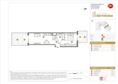 2 pokoje, apartament inwestycyjny 38,95 m², parter, oferta nr D/20, Beethovena - apartamenty inwestycyjne, Warszawa, Mokotów, Sielce, ul. Ludwiga van Beethovena