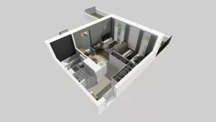 1 pokój, mieszkanie 33,93 m², piętro 1, oferta nr B/2, Osiedle przy Wielickiej etap 1.2, Kraków, Bieżanów-Prokocim, ul. M. Orwid