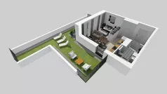 1 pokój, mieszkanie 33,93 m², piętro 1, oferta nr B/2, Osiedle przy Wielickiej etap 1.2, Kraków, Bieżanów-Prokocim, ul. M. Orwid