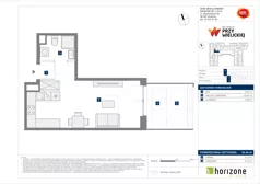 1 pokój, mieszkanie 30,44 m², piętro 1, oferta nr B/4, Osiedle przy Wielickiej etap 1.2, Kraków, Bieżanów-Prokocim, ul. M. Orwid