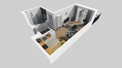 1 pokój, mieszkanie 30,44 m², piętro 1, oferta nr B/4, Osiedle przy Wielickiej etap 1.2, Kraków, Bieżanów-Prokocim, ul. M. Orwid