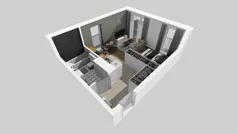 1 pokój, mieszkanie 33,93 m², piętro 2, oferta nr B/9, Osiedle przy Wielickiej etap 1.2, Kraków, Bieżanów-Prokocim, ul. M. Orwid