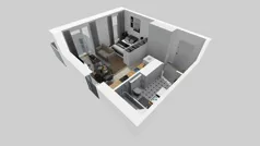 1 pokój, mieszkanie 34,96 m², piętro 3, oferta nr B/16, Osiedle przy Wielickiej etap 1.2, Kraków, Bieżanów-Prokocim, ul. M. Orwid