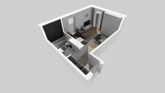 1 pokój, mieszkanie 28,33 m², piętro 1, oferta nr B/82, Osiedle przy Wielickiej etap 1.2, Kraków, Bieżanów-Prokocim, ul. M. Orwid