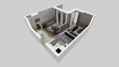 1 pokój, mieszkanie 32,20 m², piętro 6, oferta nr C/165, Przystanek Prądnik 2, Kraków, Prądnik Biały, Górka Narodowa, ul. Meiera