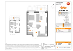 1 pokój, mieszkanie 35,81 m², parter, oferta nr B/9, Hubska 100, Wrocław, Huby, Krzyki, ul. Paczkowska