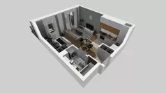 1 pokój, mieszkanie 35,81 m², parter, oferta nr B/9, Hubska 100, Wrocław, Huby, Krzyki, ul. Paczkowska