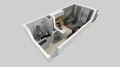 1 pokój, mieszkanie 30,55 m², parter, oferta nr B/18, Hubska 100, Wrocław, Huby, Krzyki, ul. Paczkowska