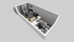 1 pokój, mieszkanie 30,55 m², parter, oferta nr B/18, Hubska 100, Wrocław, Huby, Krzyki, ul. Paczkowska