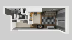 1 pokój, mieszkanie 30,12 m², piętro 2, oferta nr B/64, Hubska 100, Wrocław, Huby, Krzyki, ul. Paczkowska