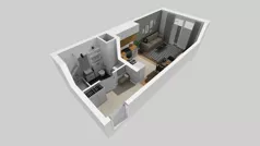 1 pokój, mieszkanie 30,12 m², piętro 2, oferta nr B/64, Hubska 100, Wrocław, Huby, Krzyki, ul. Paczkowska