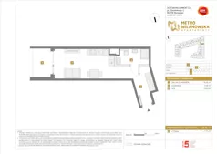 1 pokój, mieszkanie 28,76 m², piętro 1, oferta nr A/147, Apartamenty Metro Wilanowska, Warszawa, Mokotów, Ksawerów, ul. Pejzażowa 26