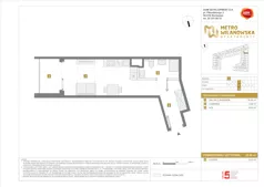 1 pokój, mieszkanie 28,92 m², piętro 3, oferta nr A/159, Apartamenty Metro Wilanowska, Warszawa, Mokotów, Ksawerów, ul. Pejzażowa 26