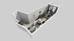 1 pokój, mieszkanie 28,92 m², piętro 3, oferta nr A/159, Apartamenty Metro Wilanowska, Warszawa, Mokotów, Ksawerów, ul. Pejzażowa 26
