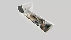 1 pokój, mieszkanie 28,92 m², piętro 3, oferta nr A/159, Apartamenty Metro Wilanowska, Warszawa, Mokotów, Ksawerów, ul. Pejzażowa 26