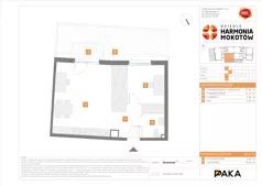 1 pokój, apartament inwestycyjny 48,73 m², parter, oferta nr B/17, Harmonia Mokotów, Warszawa, Mokotów, Siekierki, al. Polski Walczącej / Józefa Becka