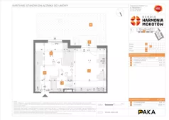 1 pokój, apartament inwestycyjny 47,23 m², parter, oferta nr E/69, Harmonia Mokotów, Warszawa, Mokotów, Siekierki, al. Polski Walczącej / Józefa Becka