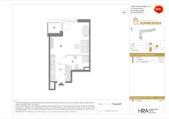 1 pokój, mieszkanie 28,18 m², piętro 2, oferta nr C/149, Apartamenty Rudnickiego, Warszawa, Bielany, Piaski, ul. Rudnickiego 7