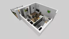 1 pokój, mieszkanie 26,57 m², parter, oferta nr B/2, Metro Zachód 8 bud. B i D, Warszawa, Bemowo, Chrzanów, ul. Szeligowska