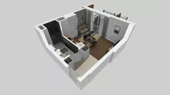 1 pokój, mieszkanie 26,57 m², parter, oferta nr B/2, Metro Zachód 8 bud. B i D, Warszawa, Bemowo, Chrzanów, ul. Szeligowska