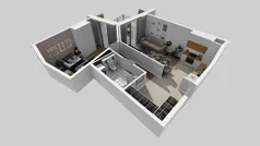 2 pokoje, mieszkanie 49,84 m², parter, oferta nr A/2, Osiedle Park Świetlików, Wrocław, Maślice, Aleja Śliwowa 21
