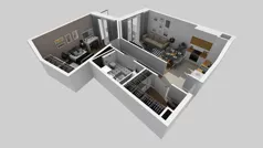 2 pokoje, mieszkanie 49,46 m², piętro 1, oferta nr A/8, Osiedle Park Świetlików, Wrocław, Maślice, Aleja Śliwowa 21
