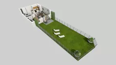2 pokoje, mieszkanie 34,36 m², piętro 1, oferta nr A/55, Osiedle Park Świetlików, Wrocław, Maślice, Aleja Śliwowa 21