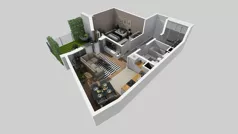2 pokoje, mieszkanie 50,14 m², parter, oferta nr A/35, Osiedle Park Świetlików, Wrocław, Maślice, Aleja Śliwowa 21