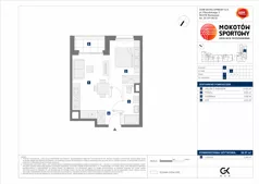 2 pokoje, mieszkanie 30,57 m², parter, oferta nr A/51, Mokotów Sportowy 1.3, Warszawa, Mokotów, Augustówka, ul. Antoniewska