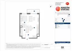 2 pokoje, mieszkanie 34,63 m², piętro 1, oferta nr C/85, Mokotów Sportowy 1.3, Warszawa, Mokotów, Augustówka, ul. Antoniewska