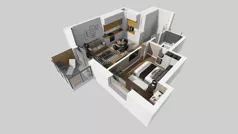 2 pokoje, mieszkanie 41,12 m², piętro 2, oferta nr A/51, Osiedle Bokserska 71, Warszawa, Ursynów, Wyczółki, ul. Bokserska 71