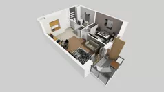 2 pokoje, mieszkanie 38,16 m², piętro 6, oferta nr A/77, Osiedle Bokserska 71, Warszawa, Ursynów, Wyczółki, ul. Bokserska 71