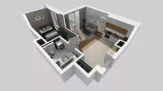 2 pokoje, mieszkanie 38,20 m², parter, oferta nr E/30, Bokserska 71 etap 2.3, Warszawa, Ursynów, Wyczółki, ul. Bokserska