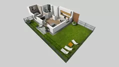 2 pokoje, mieszkanie 47,97 m², parter, oferta nr D/67, Bokserska 71 etap 2.3, Warszawa, Ursynów, Wyczółki, ul. Bokserska