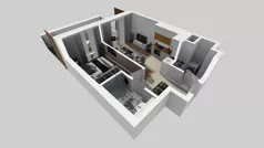 2 pokoje, mieszkanie 39,72 m², parter, oferta nr E/2, Bokserska 71 etap 2.3, Warszawa, Ursynów, Wyczółki, ul. Bokserska