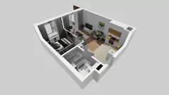 2 pokoje, mieszkanie 37,69 m², parter, oferta nr E/31, Bokserska 71 etap 2.3, Warszawa, Ursynów, Wyczółki, ul. Bokserska