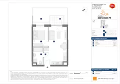 2 pokoje, mieszkanie 38,20 m², parter, oferta nr E/30, Bokserska 71 etap 2.3, Warszawa, Ursynów, Wyczółki, ul. Bokserska
