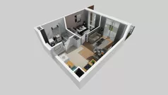 2 pokoje, mieszkanie 38,20 m², parter, oferta nr E/30, Bokserska 71 etap 2.3, Warszawa, Ursynów, Wyczółki, ul. Bokserska