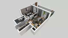 2 pokoje, mieszkanie 39,61 m², parter, oferta nr E/34, Bokserska 71 etap 2.3, Warszawa, Ursynów, Wyczółki, ul. Bokserska