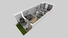 2 pokoje, mieszkanie 41,03 m², parter, oferta nr D/1, Osiedle Wilno 8.1.2, Warszawa, Targówek, Elsnerów, ul. Bukowiecka