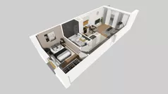 2 pokoje, mieszkanie 41,03 m², parter, oferta nr D/1, Osiedle Wilno 8.1.2, Warszawa, Targówek, Elsnerów, ul. Bukowiecka